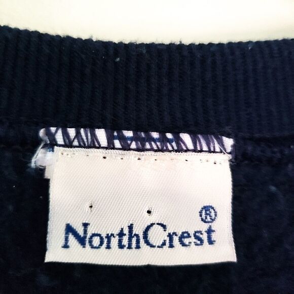 Vintage Fall Scarecrow Appliqued Crew Neck Grandma Sweatshirt - Picture 4 of 5